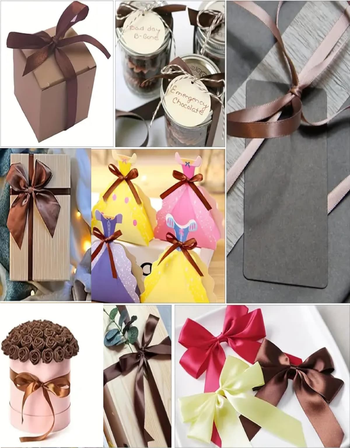 Satin Ribbon. 38mm Wide 5 Meters (Dark Green) Gift Wrap Ribbon, Ribbons for Gift Wrapping, Christmas Ribbon, Gift Wrapping Ribbon for Crafting, Wedding Party Decor — view 120