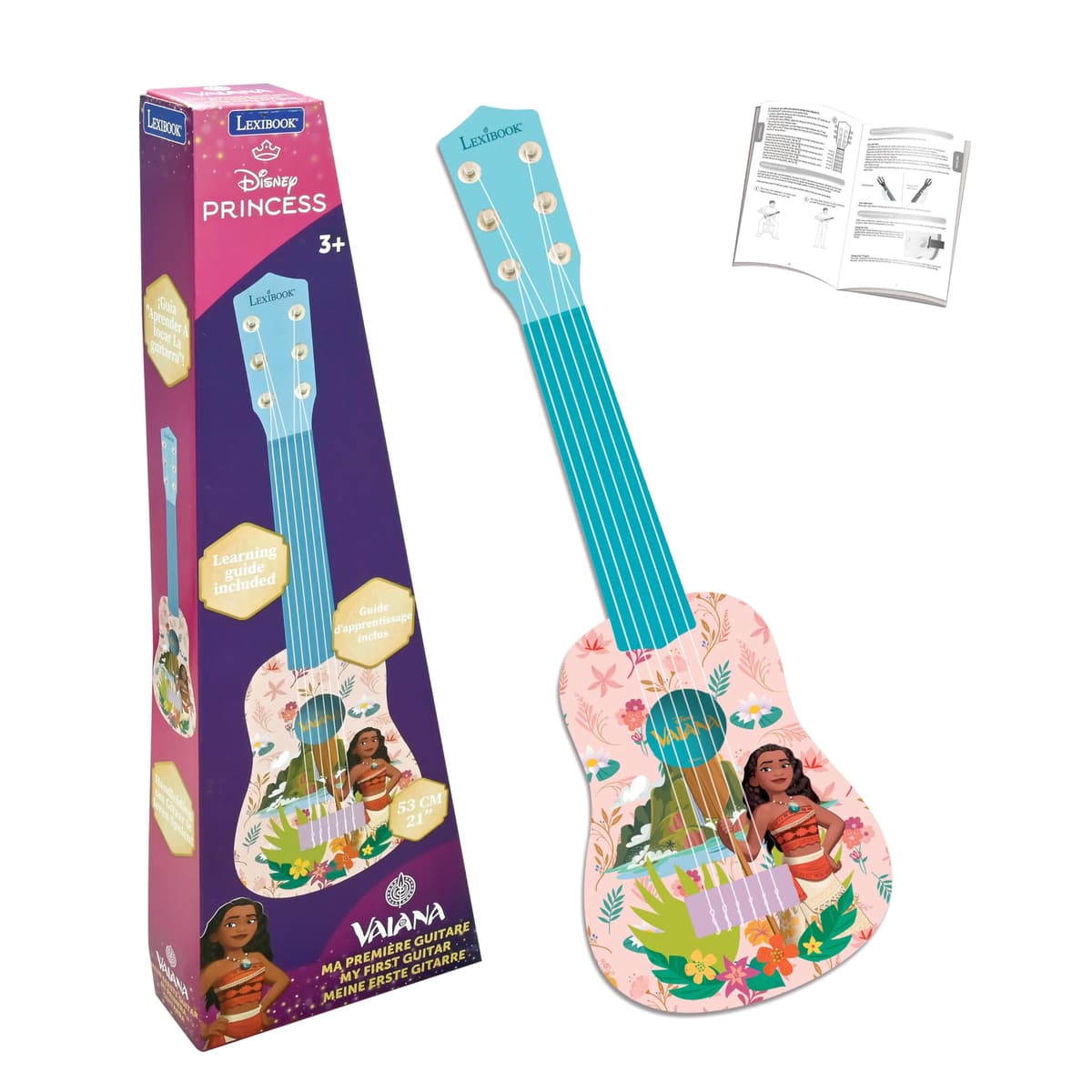 Lexibook, Gabby's Dollhouse, Mi Primera Guitarra para niños, 6 Cuerdas de Nylon, 53 cm, Guía incluida, Rosa, K200GDHLXB — view 10