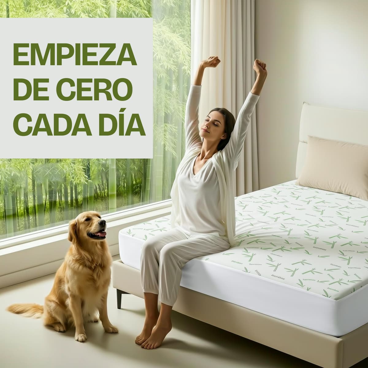 Utopia Bedding Protector de Colchón 150 x 200 x 30 cm Impermeable, Viscosa Premium, Certificación Oeko-Tex, Cubre Colchón Transpirable, Elástico En Todo — view 5