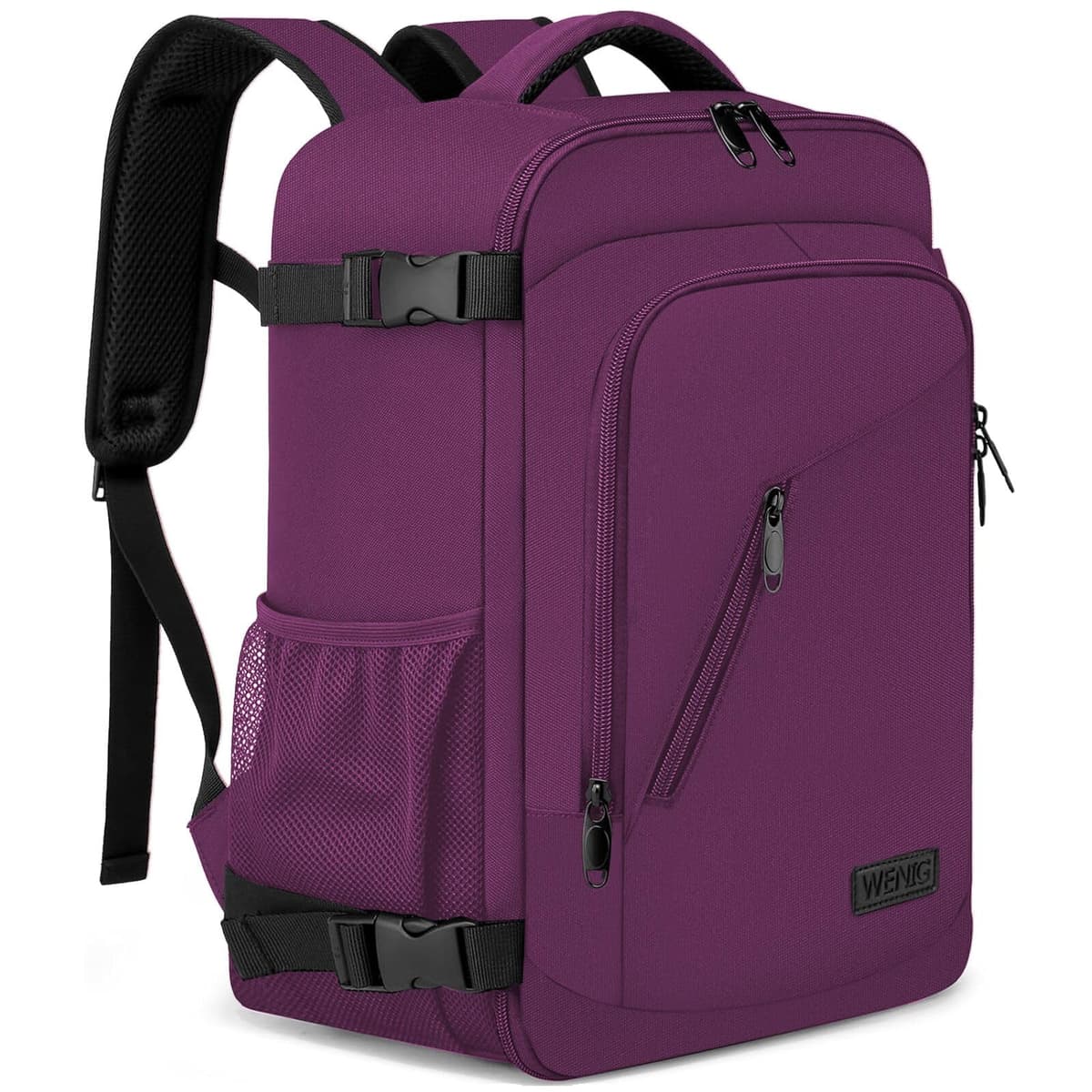 Mochila Viaje Cabina Avion 40x20x25 para Ryanair 20L Equipaje de Mano Bolsa de Viaje Hombre Mujer Maletas de Viaje Cabina Mochila Portatil 14 Pulgadas con Puerto USB para Trabajo,Escuelas Negro — view 13