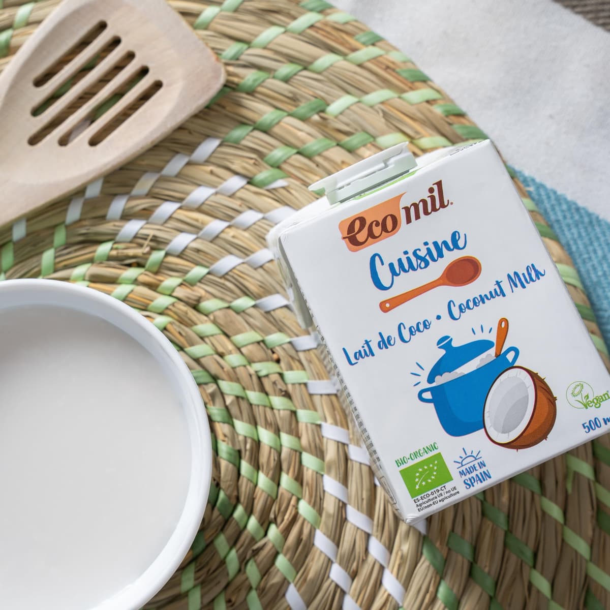 ECOMIL Cusine Coco Bio Crema A Base De Leche Para Cocinar. Sin Lactosa, Sin Gluten, Sin Azúcares Añadidos, Sin Soja, Sin Huevo, Sin Proteína Láctea Y Con Bajo Contenido En Sal, 500 Ml — view 5