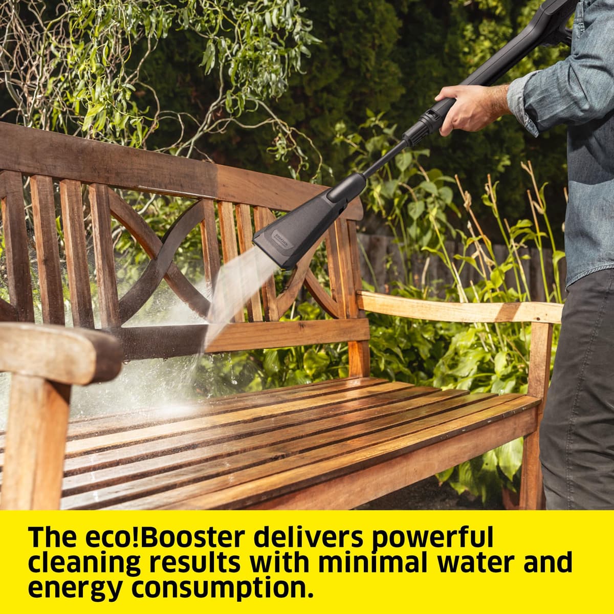 Kärcher high-pressure washer K 4 WCM Flex eco!Booster Home, pressure: max. 130 bar, flow rate: 420 l/h, coverage: 30 m²/h, weight: 11.5 kg, extra flexible high-pressure hose, eco!Booster, Home Kit — view 4