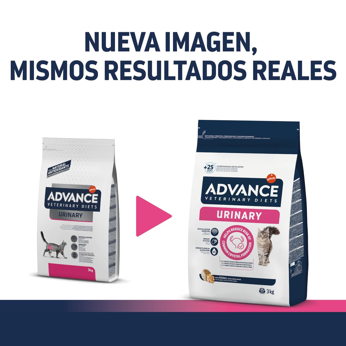 Advance Veterinary Diets Urinary, Pienso para Gatos para la Protección de las vías urinarias, 3kg — view 2