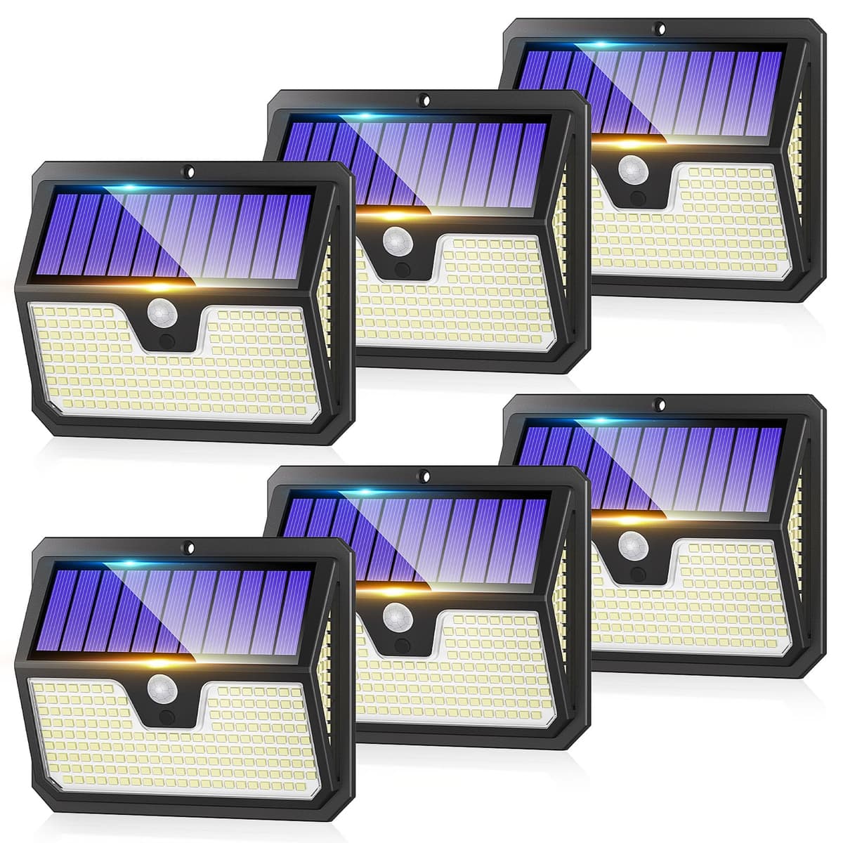 Seklin Outdoor Solar Lights, 238 LED Solar Security Lights and 3 Modes Motion Sensor 270° Wide Angle Solar Powered Lights IP65 Waterproof Solar Wall Light for Front Door Yard Garage Garden — view 9
