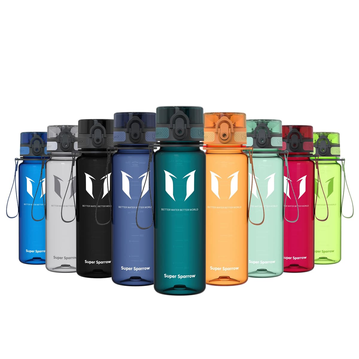 Super Sparrow Botella de Agua Deportiva -350ml & 500ml & 750ml & 1000ml - Sin BPA — view 62