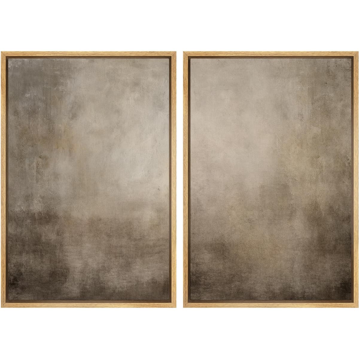 MUDECOR Framed Canvas Print Wall Art Monochromatic Gradient Abstract Minimalist Gray Illustrations Modern Art Decorative Bohemian Colorful Chic for Living Room, Bedroom, Office - 16"x24"x2 Black — view 75