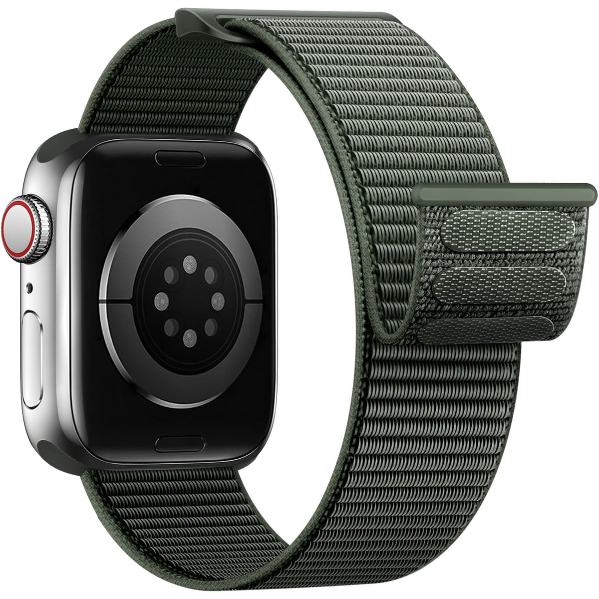 Yoohoo Nylon Straps Compatible with Apple Watch Straps 38mm 40mm 41mm 42mm(Series 10) Women Men,Upgraded Soft Nylon Strap Replacement Bands for iWatch Series 11 10 9 8 7 6 5 4 3 2 1 SE3 Ultra3/Black — view 42