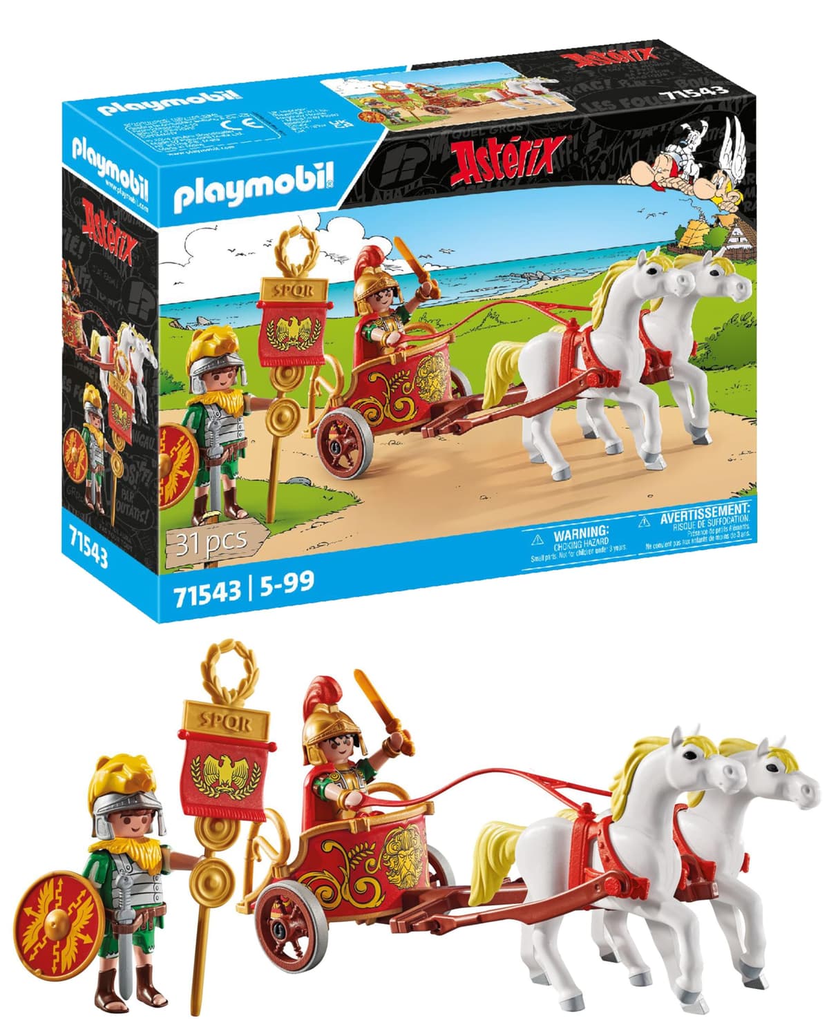 PLAYMOBIL 71160 Astérix La Caza del Jabalí, con Árbol Giratorio, Juguete para Niños a Partir de 5 Años, Multicolor — view 12