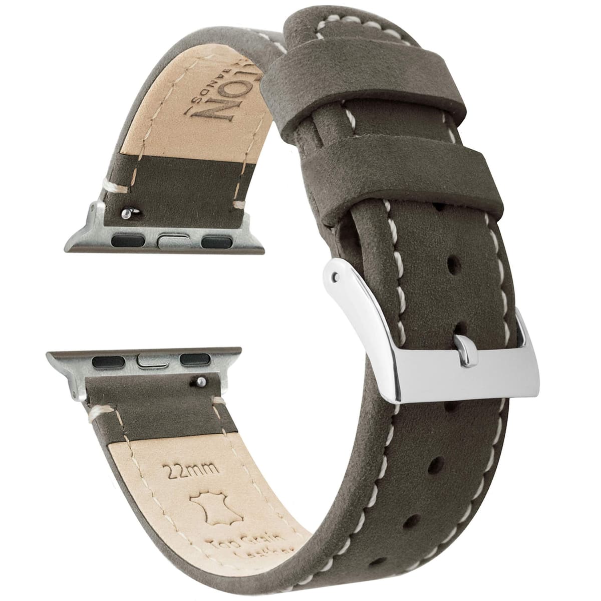 BARTON Quick Release - Top Grain Leather Watch Band Strap - Choice of Colour & Width - 16mm, 18mm, 19mm, 20mm, 21mm 22mm, 23mm or 24mm — view 29