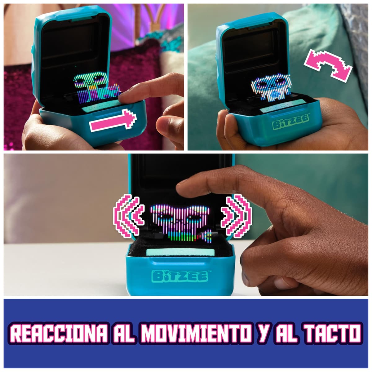 BIZTEE MAGICALS - Mascota Virtual con 20 Animales Mágicos en su Interior - Mascota Digital Que Reaccionan al Tacto - Juguetes Niños 5 Años + - Regalo Niño 5 Años + — view 2