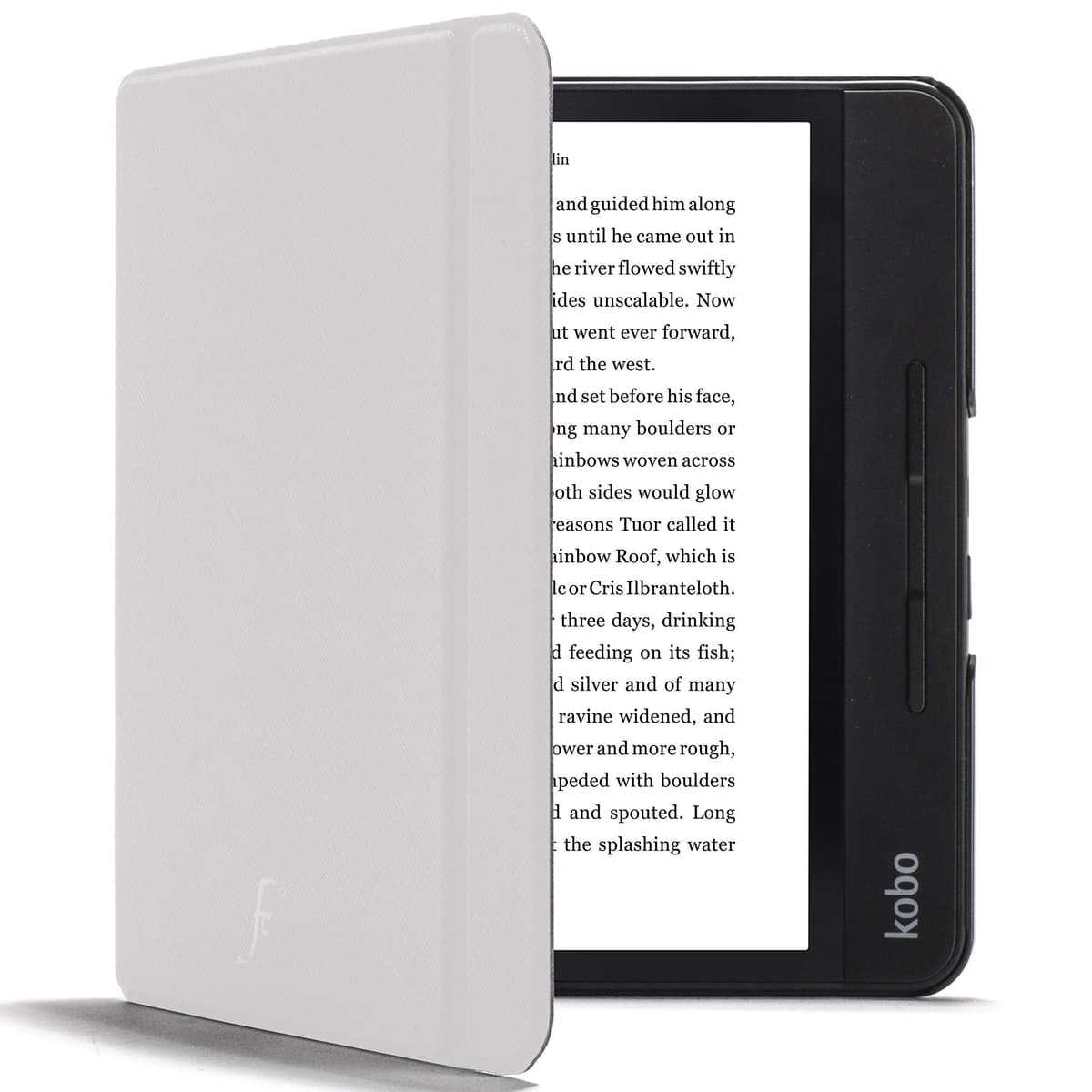 Forefront Cases Funda para Kobo Aura Edition 2 (Modelo: N236, 2016) - Delgado, Ligera y Protectora Funda para Kobo Aura Edition 2 (6") - Smart Auto Sueño Estela Función (Carcasa) - Negro — view 20