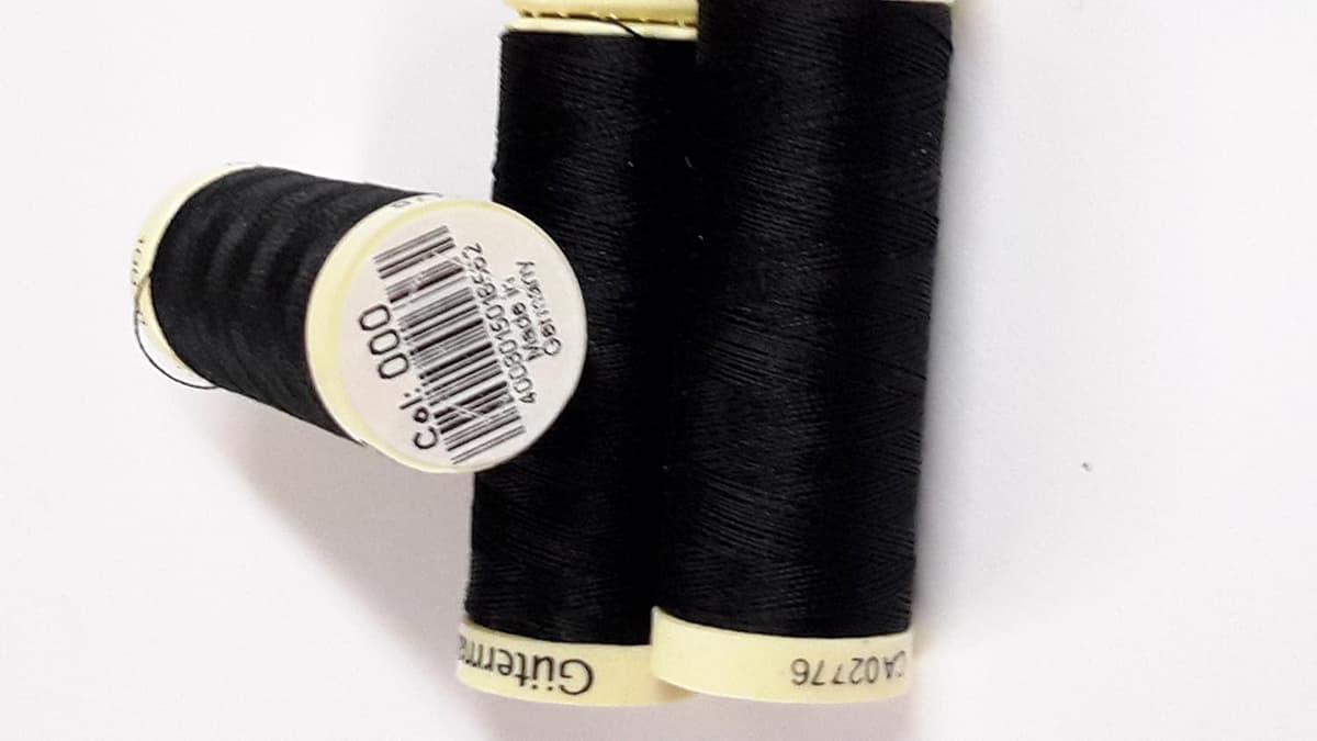 Gutermann Sew-All Thread, Polyester, Black, 100 m — view 3