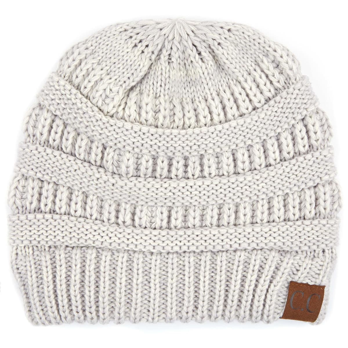 Warm Chunky Soft Stretch Cable Knit Beanie Skully — view 34