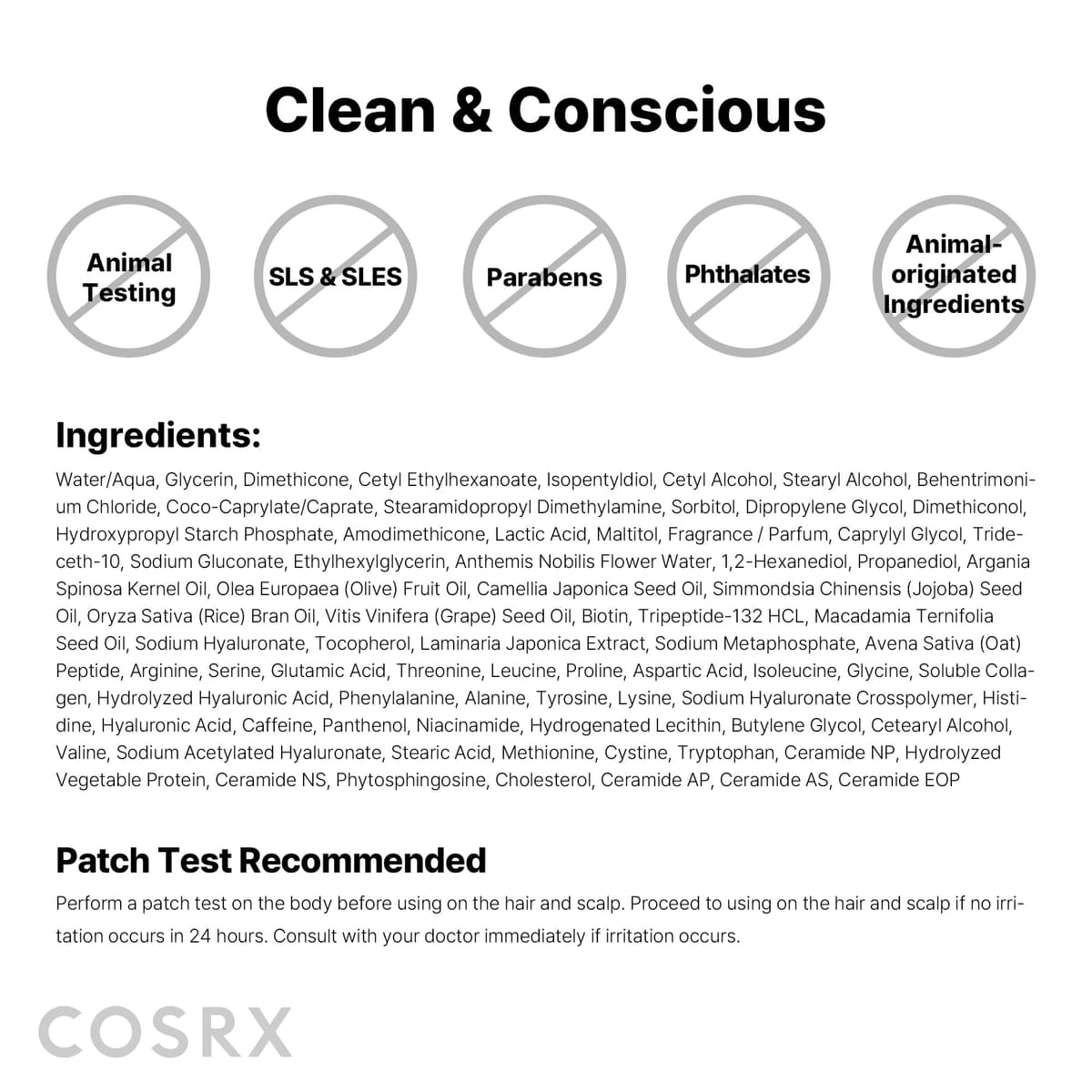 COSRX PEPTIDE 132 Hair Bonding Repair Treatment - Deep Conditioner Hair Mask for Damaged, Dry Hair, Repairs Breakage & Split Ends, For All Hair Types 60ml — view 9