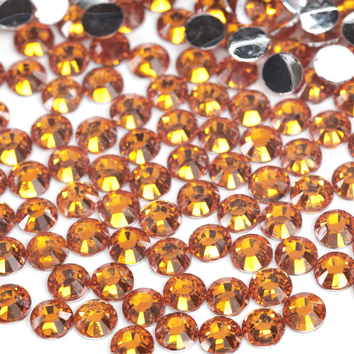 1000pcs 4mm Flat Back Non-Stick Rhinestone Crystal Diamantes Nail Art & Craft Scrapbooking Embellishments 90 Available Colours (4mm, AB Clear #A13) — view 65