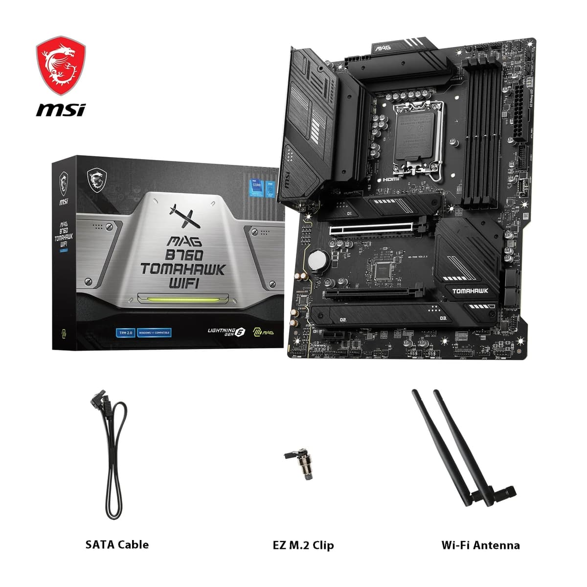 mag B760 Tomahawk WiFi — view 7