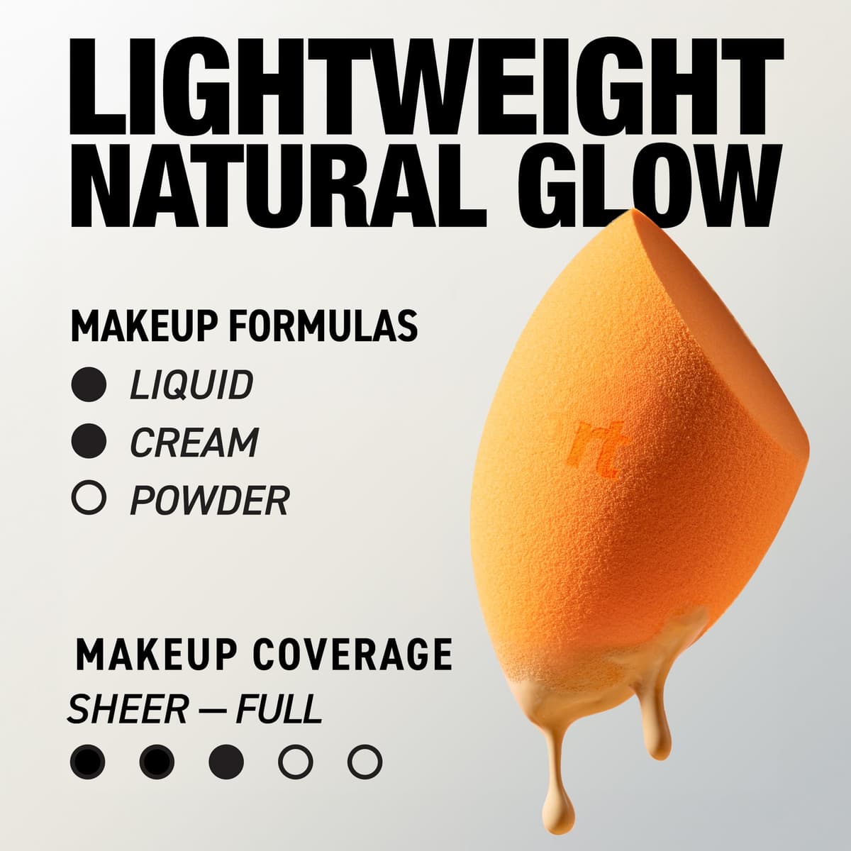 Real Techniques Miracle Complexion Sponge for Liquid & Cream Makeup, 3-Point Design for Seamless Application, Streak-Free Natural Dewy Finish, Latex-Free, Cruelty-Free, Vegan, Easy to Clean, 1 Count — view 3