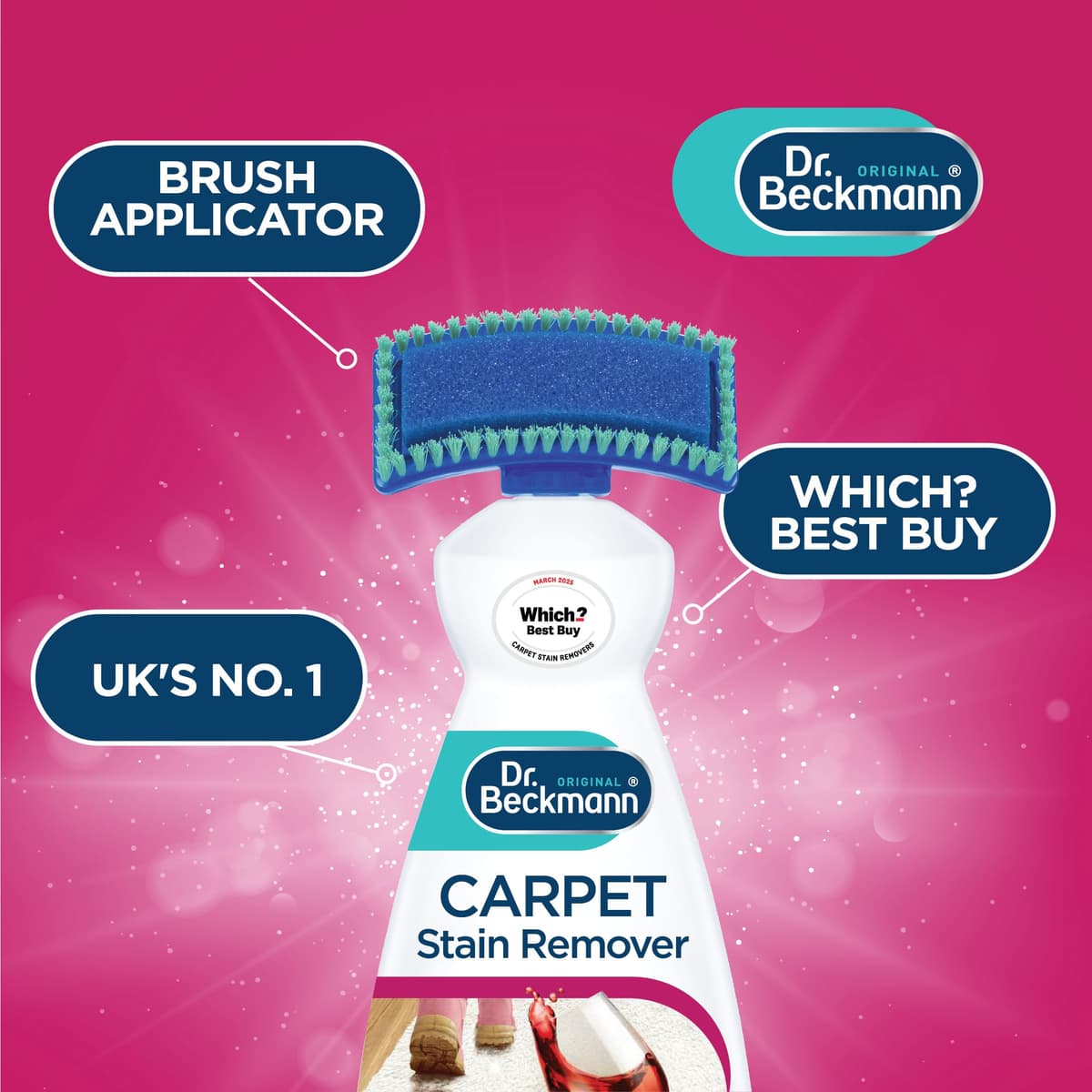Dr. Beckmann Carpet Stain Remover | Works in 3 mins | 650 ml — view 3
