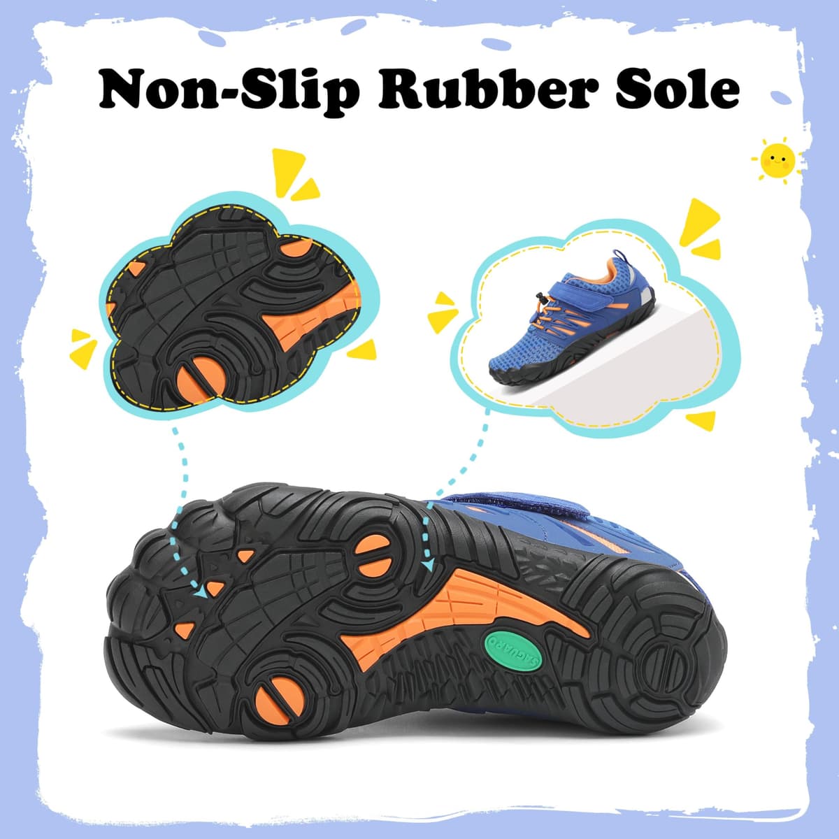 SAGUARO Niños Niña Zapatos de Agua Antideslizante Escarpines Secado Rápido 24-36 EU — view 5
