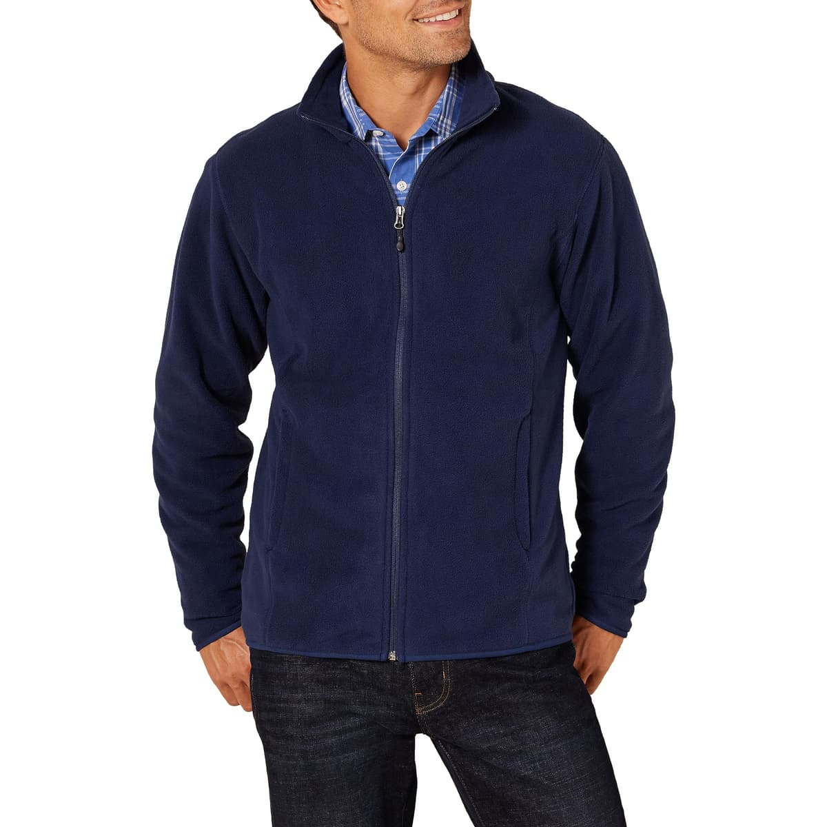 Amazon Essentials Chaqueta de Felpa con Cremallera Completa (Disponible en Tallas Grandes y Largos Especiales) Hombre — view 17