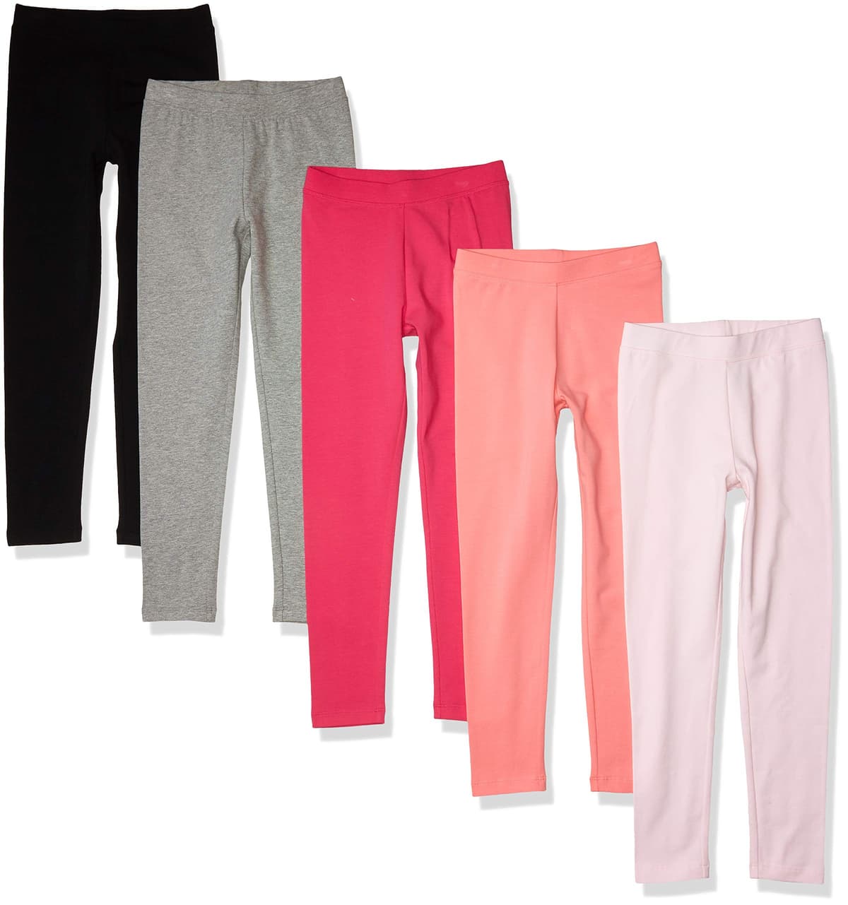 Amazon Essentials Girls and Toddlers' Leggings, Multipacks — view 8