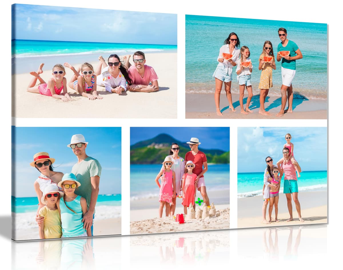 1 Photo Portrait Personalised Canvas Print – Custom Photo Wall Art – Multiple Sizes via “Customise Now” – Custom Printed Gift for Home & Occasions — view 14