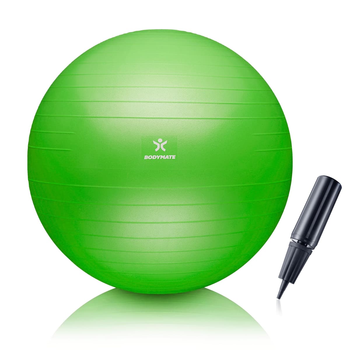 BODYMATE Pelota de Ejercicio para Fitnes con Sistema antirreventones | con bombín | Bola de Yoga Pilates y Ejercicio | Balón para Sentarse | Balon de Ejercicio para Fitness — view 16