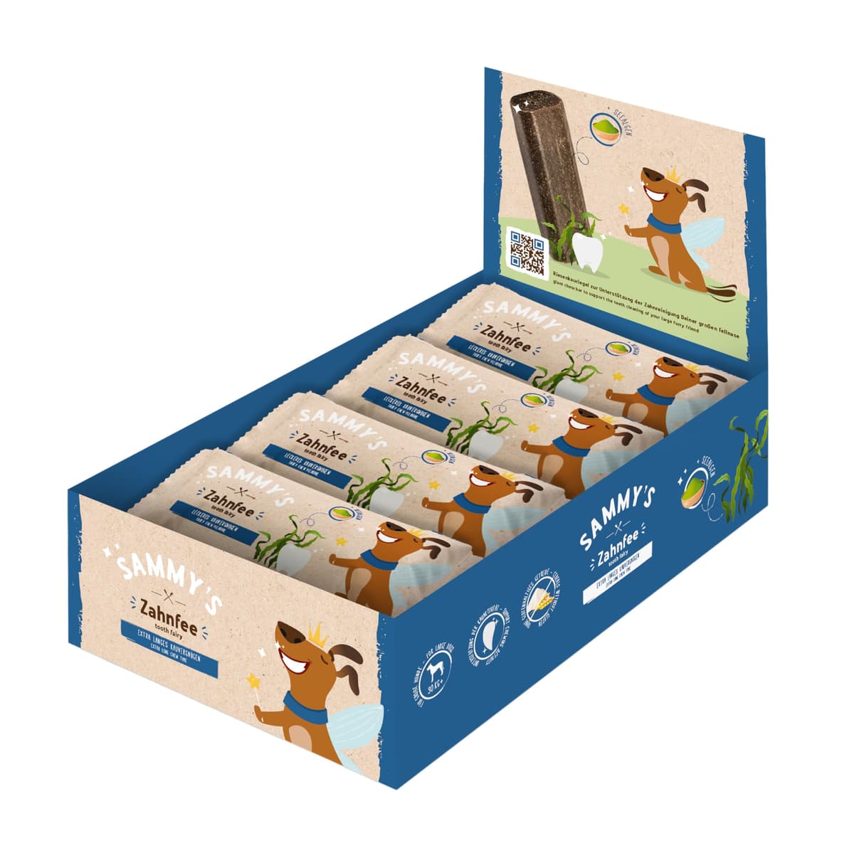 Sammy's Dog Snack Chew Bar for Active Dental Care Support, 1 x 300 g — view 2