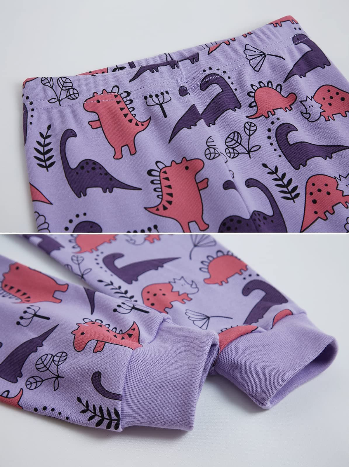 Girls Christmas Pyjamas Set Toddler Clothes Sleepwear Animal Printed Nightwear Winter Long Sleeve PJs 2 Piece Outfit Xmas Gift for Kids — view 5