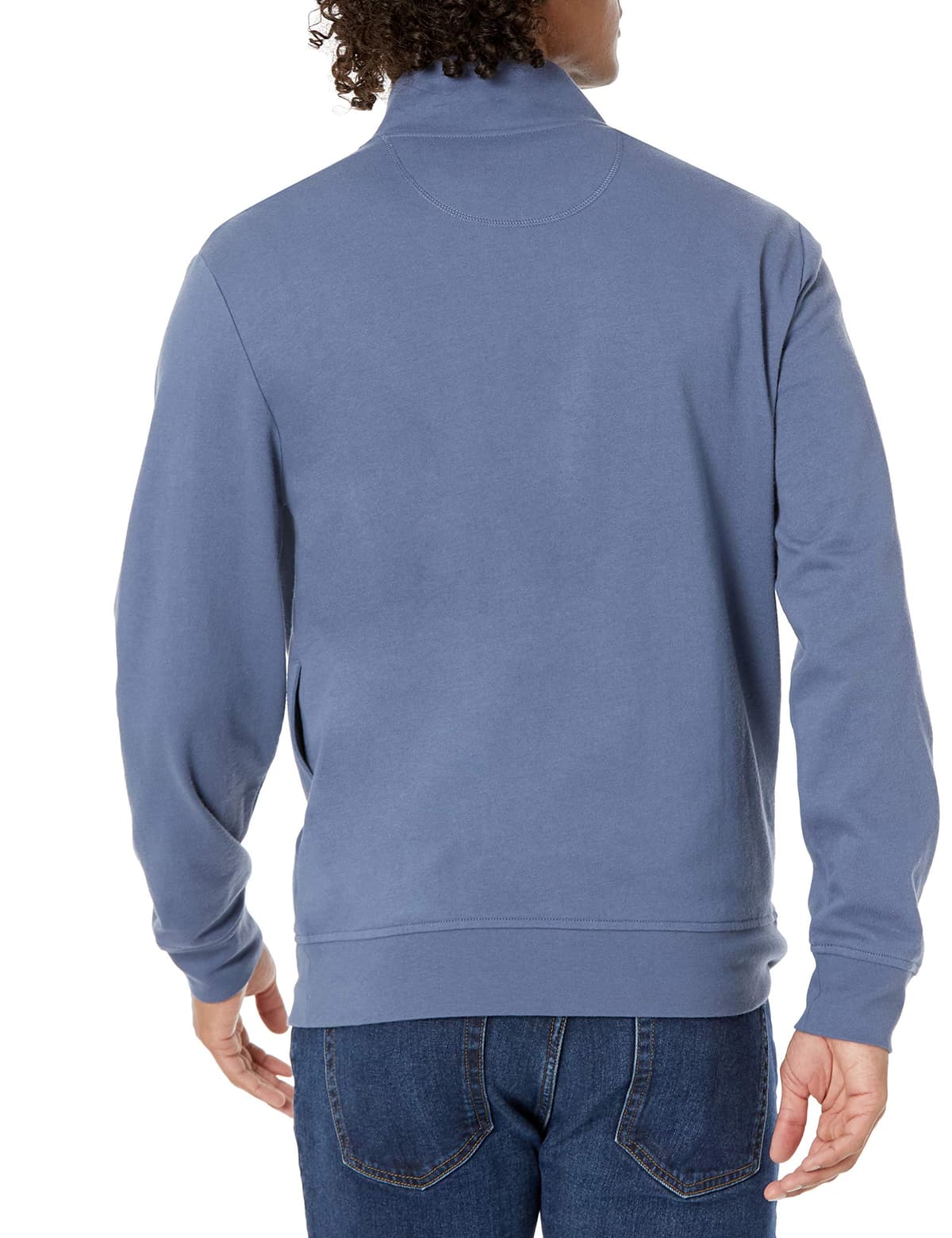 Amazon Essentials Sudadera Ligera de Felpa con Cremallera Completa y Cuello Perkins Hombre — view 2
