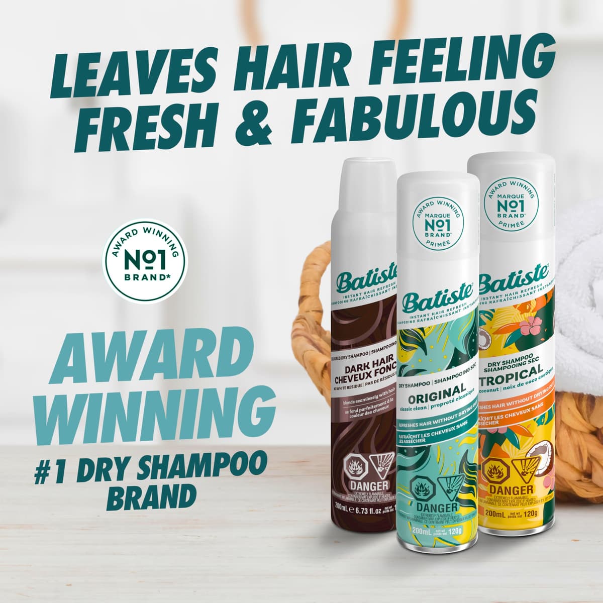 Batiste Cherry Dry Shampoo Champú, Fresh, 200 Mililitros — view 2