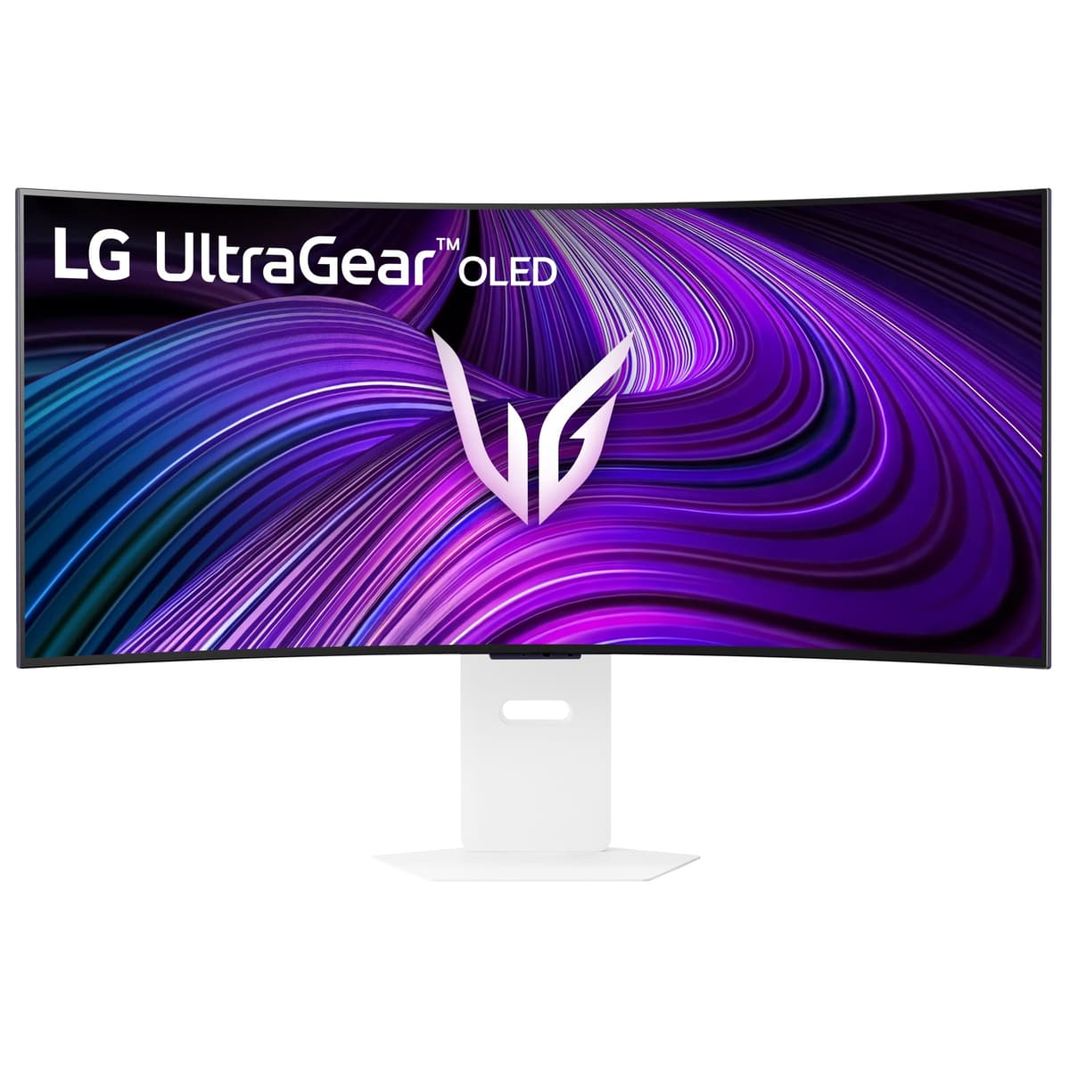 LG 39GX90SA-W 39-inch Ultragear WQHD (3440 x 1440) OLED Curved Gaming Monitor 240Hz, 1ms, NVIDIA G-Sync Compatible, AMD FreeSync Premium, VESA DisplayHDR True Black 400, webOS, USB Type-C, White — view 2