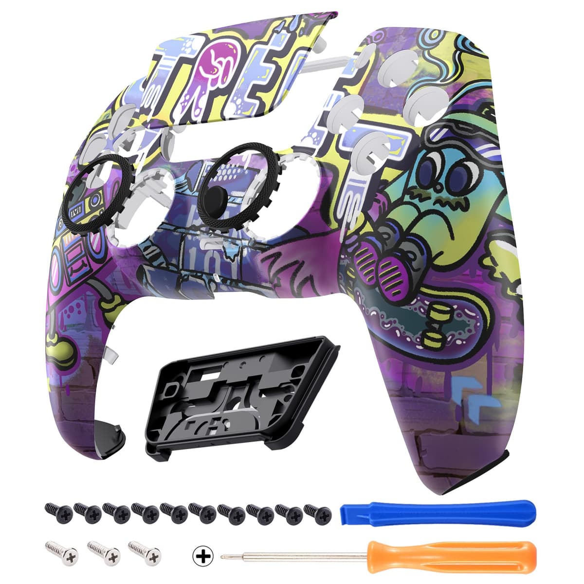 eXtremeRate Luna Rediseñado Carcasa Frontal con Panel Táctil Compatible con ps5 BDM-010 BDM-020 BDM-030 BDM-040 Carcasa Delantera Placa Frontal Funda Portectora Compatible con ps5(Efectivo de $100) — view 29