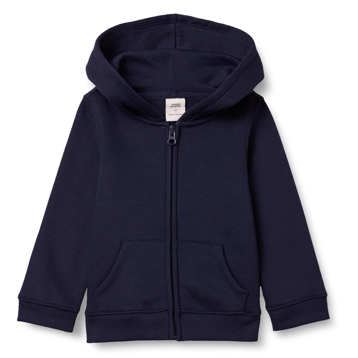 Amazon Essentials Girls Fleece Zip-Up Hoodie Sweatshirt — view 6