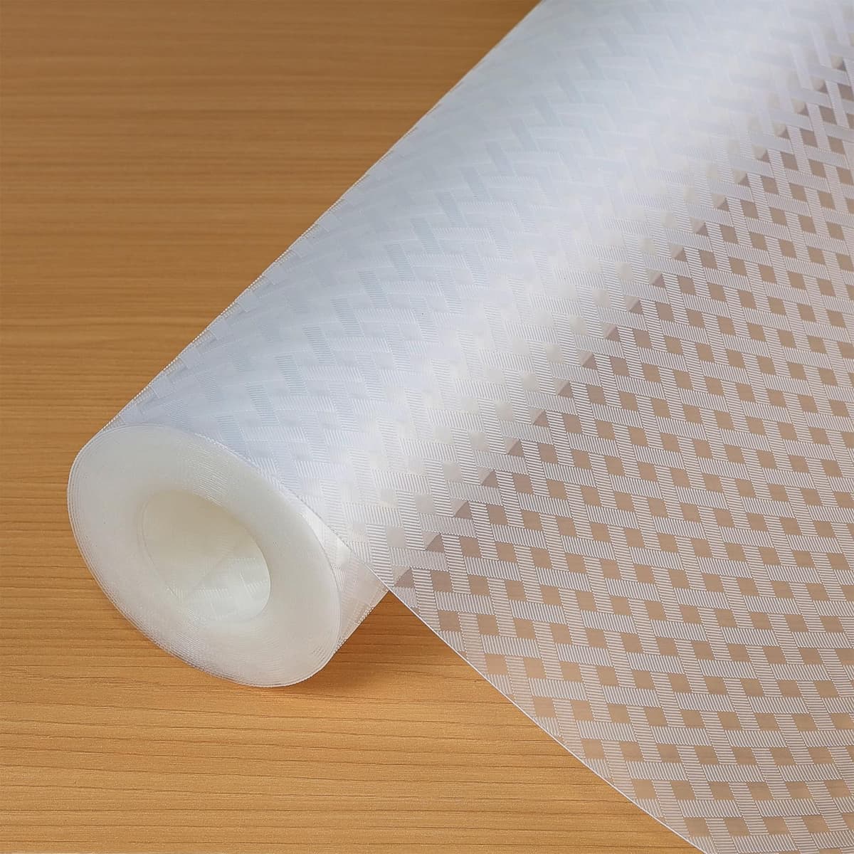 Hersvin 45cmx500cm Plastico Protector para Cocina Cajones, Alfombras Non Adhesivo para Nevera Mueble Fregadero Estante Organizador Cubiertos EVA Cubre Encimera(Gris Oscuro/Punto) — view 11