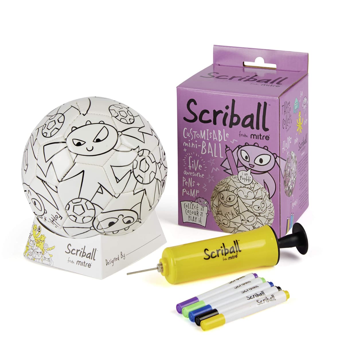 Mitre Scriball Ooodles | Customizable Mini Football For All Occasions Football — view 11