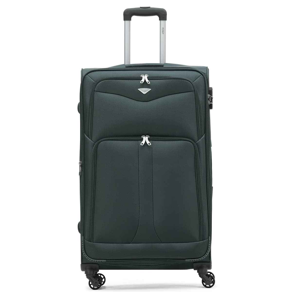 Flight Knight Lightweight 4 Wheel 800D Soft Case Suitcases Anti Crack Cabin & Hold Luggage Options Approved for Over 100 Airlines Including easyJet, BA & Many More!
