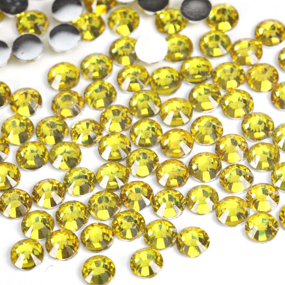 1000pcs 4mm Flat Back Non-Stick Rhinestone Crystal Diamantes Nail Art & Craft Scrapbooking Embellishments 90 Available Colours (4mm, AB Clear #A13) — view 23