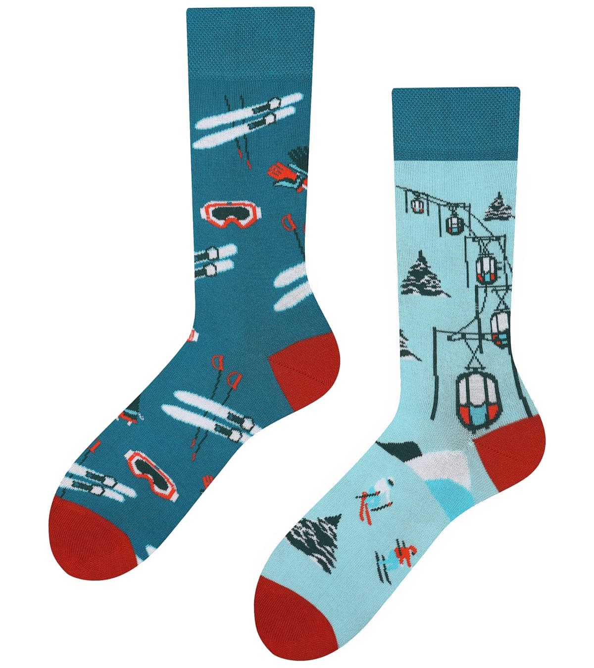 Todo Calcetines Divertidos Hombre y Mujer, Calcetines Fantasia con Motivo, de Colores — view 79
