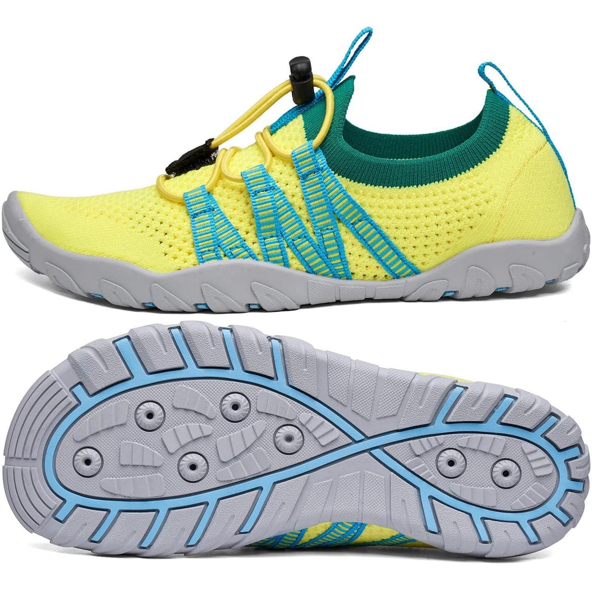 SAGUARO Escarpines Niño Niña Zapatillas de Agua Respirable Zapatos Agua Antideslizante Zapatillas Playa Escarpines Piscina Calzado para Natacion Surf Acuaticas,Gr 24-36 EU — view 18