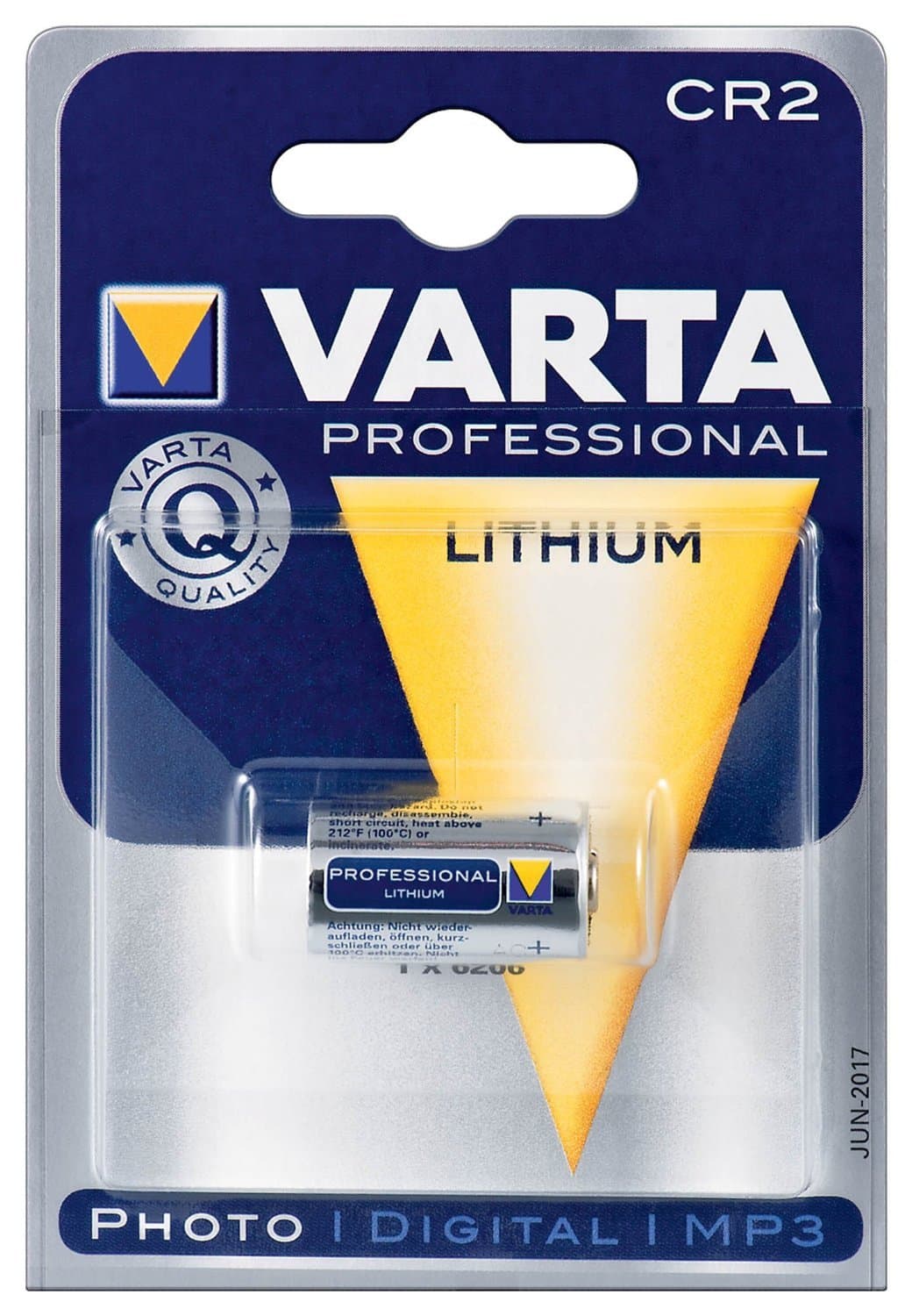Varta CR123A Pila de litio, 3 V, blíster de 2 unidades — view 12