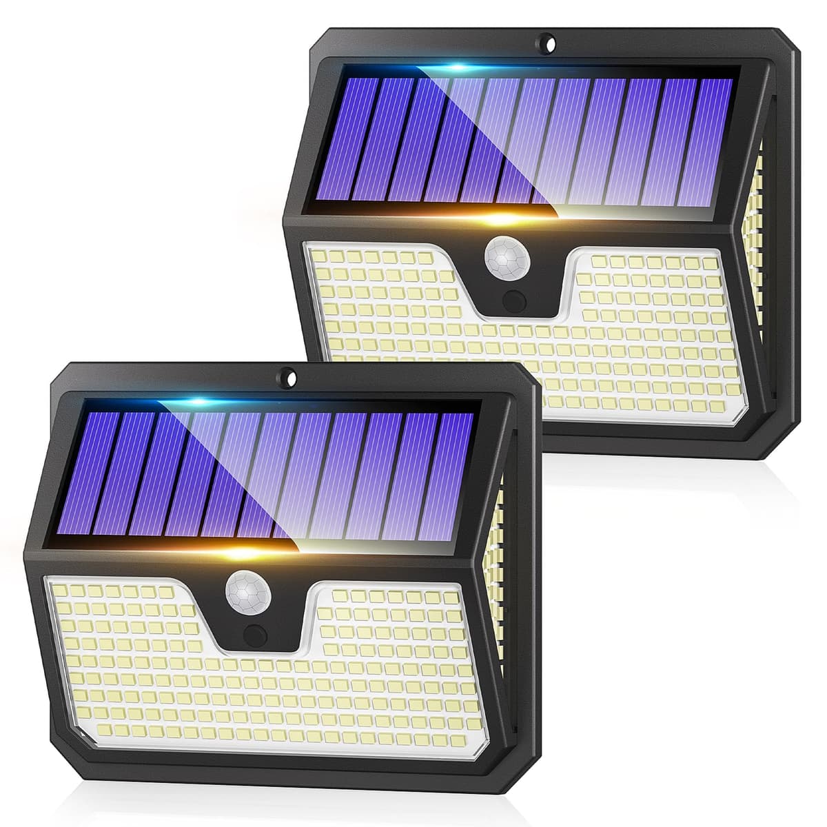 Seklin Outdoor Solar Lights, 238 LED Solar Security Lights and 3 Modes Motion Sensor 270° Wide Angle Solar Powered Lights IP65 Waterproof Solar Wall Light for Front Door Yard Garage Garden — view 10