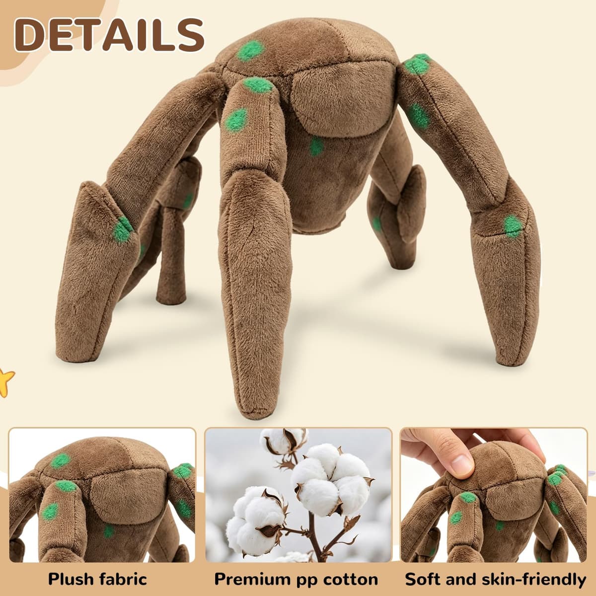 Project Hail Mary Plush, Rocky Project Hail Mary, 8 Inch Alien Stuffed Animal, Soft Sci-Fi Companion Plush, for Kids & Adults, for Christmas & Birthdays — view 4