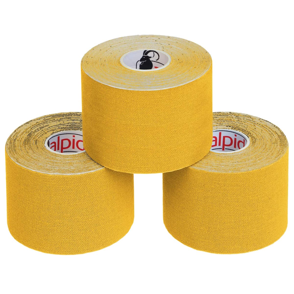 ALPIDEX Cinta Kinesiología Tape 1/3 / 6/12 Rollos Muchos Colores 5 m x 5 cm E- Book Ejemplos Aplicación Cinta Muscular Sin Látex Transpirable — view 11