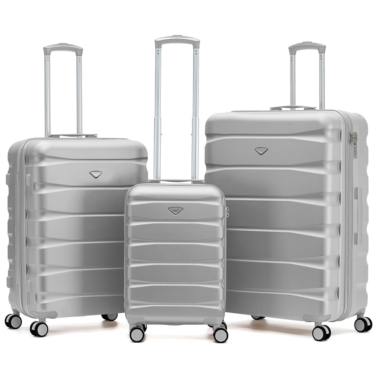 Flight Knight Underseat Cabin Suitcase 45x36x20cm | Free Hand Luggage for EasyJet & Wizz Air | Lightweight ABS Hard Shell with 8 Silent-Glide Spinner Wheels | Max Space Travel Bag — view 5