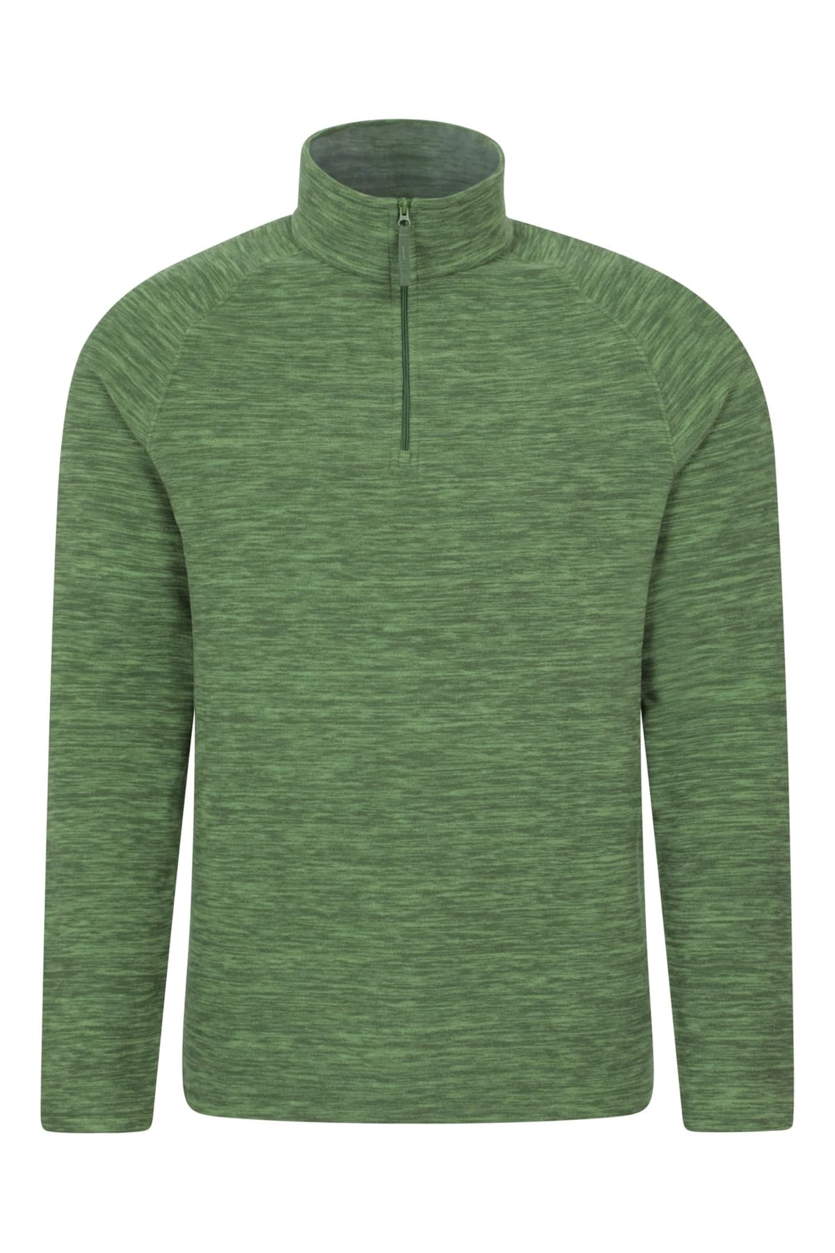 Mountain Warehouse Snowdon Mens Micro Fleece Top - Breathable Antipill, Half Zip Collar Sweater, Quick Drying Smooth Pullover - For Spring Summer & Outdoors — view 2