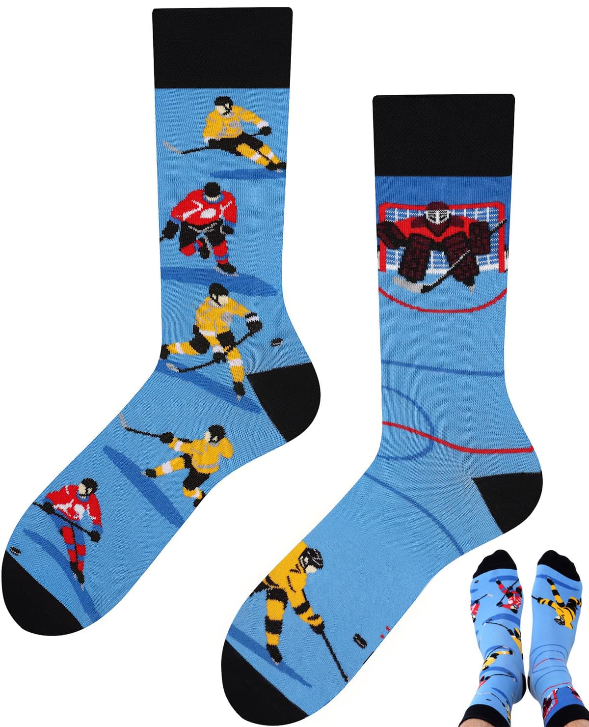 Todo Calcetines Divertidos Hombre y Mujer, Calcetines Fantasia con Motivo, de Colores — view 49