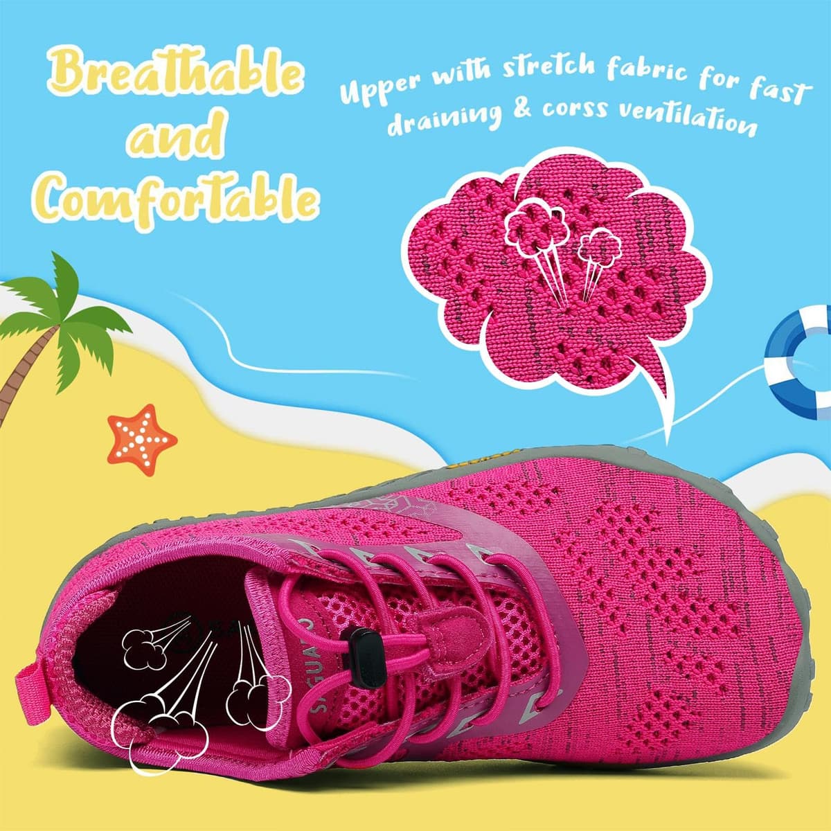 Saguaro Zapatos de Trail Niños Niñas Zapatos Deportivos Transpirable Antideslizante — view 2