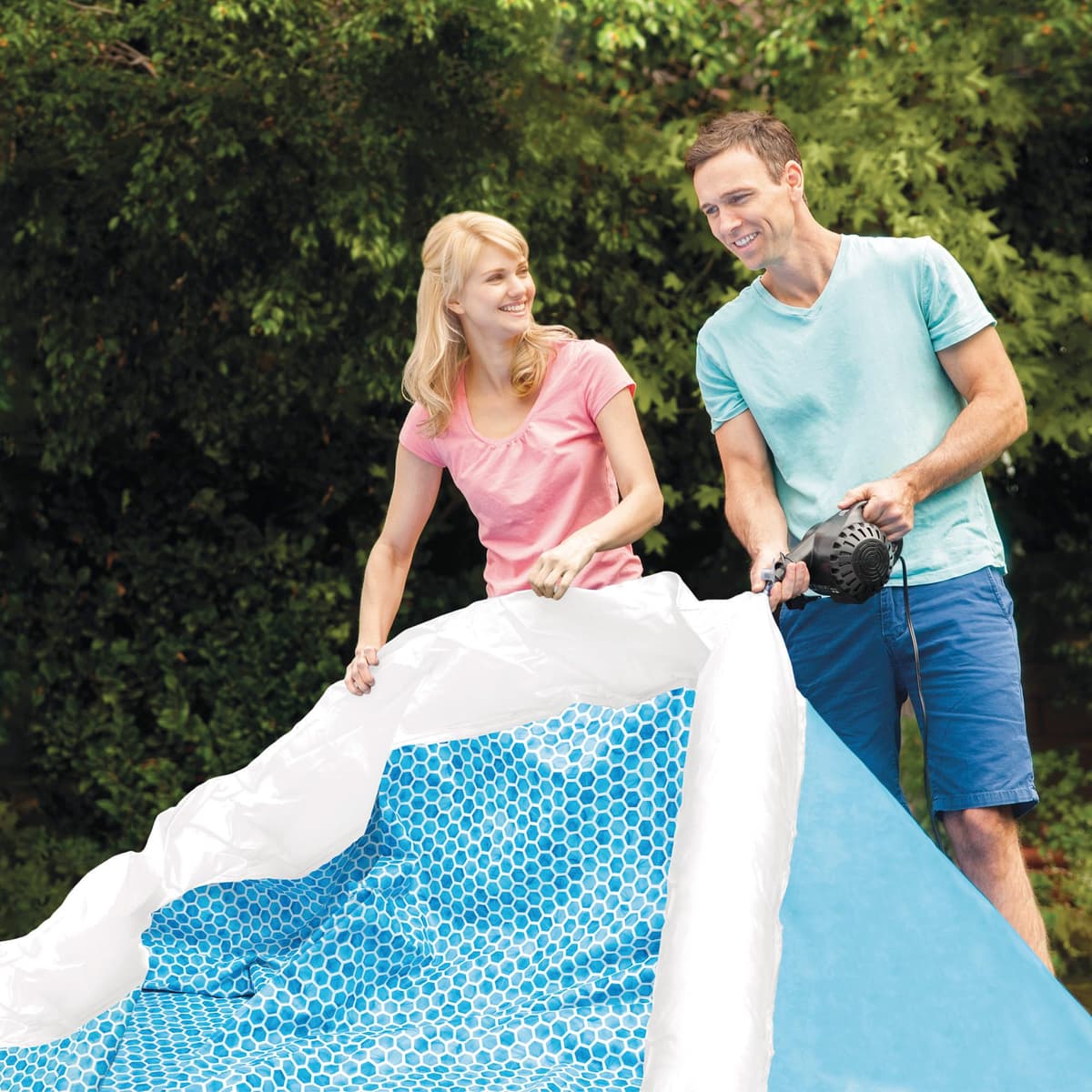 Intex 6ft x 20in Easy Set Swimming Pool #28101, Blue — view 5