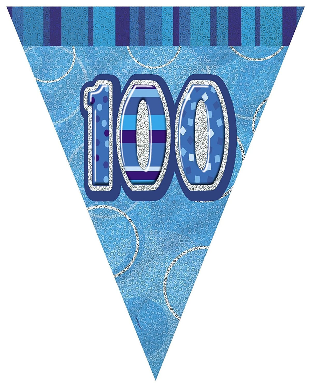 Unique Party 92068 - 9ft Foil Glitz Pink Happy 80th Birthday Banner — view 61